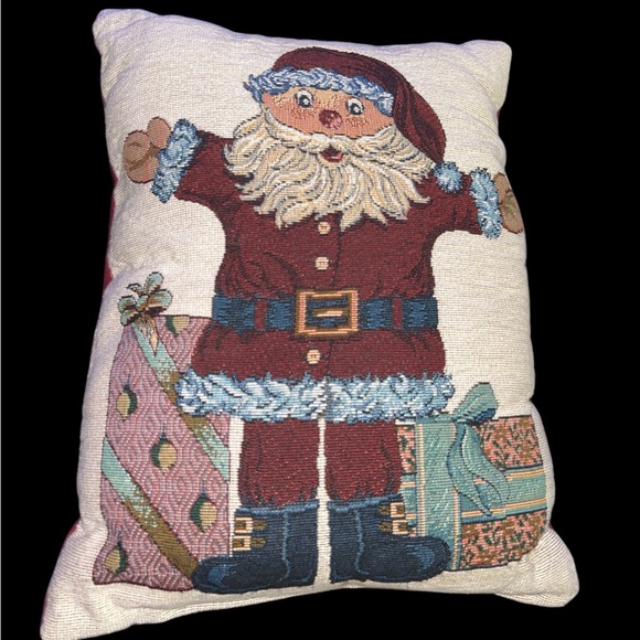 Vintage Holiday Santa Claus Pillow - Picture 2 of 4